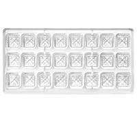 Ibili Stampo Pralinato magnetico, in policarbonato chiaro 30 x 14 x 2 cm, bianco, 30 x 14 x 2 cm