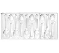 Ibili Stampo Pralinato magnetico, in policarbonato chiaro 30 x 14 x 2 cm, bianco, 30 x 14 x 2 cm