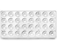 Ibili Stampo Pralinato magnetico, in policarbonato chiaro 30 x 14 x 2 cm, bianco, 30 x 14 x 2 cm