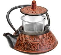 IBILI Teiera in ghisa India, 0,8 litri, interno smaltato, adatta per l’induzione