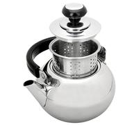 IBILI Teiera Pava con filtro Prisma, 1,3 litri, acciaio inox 18/10, adatta per induzione