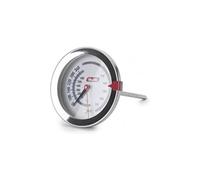 IBILI TERMOMETRO ALIMENTOS/HORNO con SONDA, Stainless Steel, Argento/Bianco, 13 x 7 x 30 cm, 12 unità