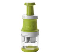 Ibili tritaverdure Comfort Mini plastica Verde, Plastica, Blanc/Vert/Transparent, 9 x 9 x 24 cm