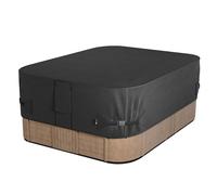 iBirdie Copertura per tubo caldo rettangolare impermeabile per esterni 82 x 72 pollici adatta a 81 x 71 o 80 x 70 o 78 x 68 SPA 600D Rettangolo resistente alle intemperie Protezioni protettive