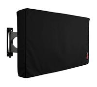 iBirdie Copertura per TV da esterno da 178 a 190,5 cm resistente alle intemperie, 172,7 L x 106,7 cm H, impermeabile per TV a schermo piatto, nero, in tessuto spesso 600D con fondo