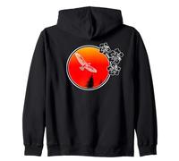 Ibisco del Cerchio del Falco Estivo Felpa con Cappuccio