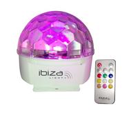 Ibiza ASTRO-9C-RC Semisfera luminosa LED proiettore disco effeti 9 colori con telecomando