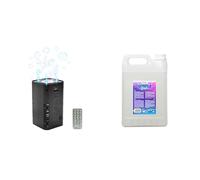 IBIZA BUBBLE-DREAM Bundle - Macchina bolle LED RGB + Liquido 5L