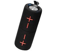 Ibiza - BULLET-TWIN - Altoparlante a batteria ricaricabile 2-in-1 divisibile - Trasforma 1 altoparlante in 2 altoparlanti stereo autonomi - IPX5 - Bluetooth, Micro-SD, AUX - Nero
