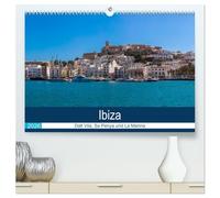 Ibiza Dalt Vila, Sa Penya und La Marina (hochwertiger Premium Wandkalender 2026 DIN A2 quer), Kunstdruck in Hochglanz: Ein Rundgang durch die Altstadt von Ibiza Stadt