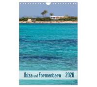 Ibiza e Formentera (calendario da parete 2026 DIN A4 alto), calendario mensile Calvendo