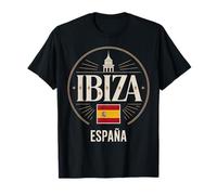 Ibiza España City Travel Spagna Icona Avventura Maglietta