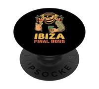 Ibiza Final Boss Disco Party Beach Summer PopSockets PopGrip Adesivo