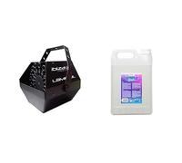IBIZA LBM10-BL Bundle - Macchina bolle fissa + Liquido 5L