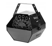 Ibiza - LBM10BAT-BL - Macchina per bolle di sapone portatile con 16 bastoncini - Nero