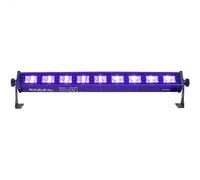 Ibiza - LED-UVBAR - Barra ad effetto UV con 9 LED da 3 W ciascuno, luce nera - Nero