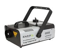 Ibiza - LSM1200PRO - Macchina della nebbia professionale da 1200W programmabile con DMX e telecomando - Nero