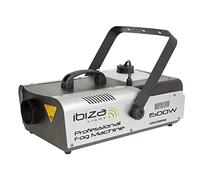 Ibiza - LSM1500PRO - Macchina della nebbia professionale da 1500W programmabile con DMX e telecomando - Nero