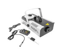 Ibiza - LSM1500PRO - Macchina della nebbia professionale da 1500W programmabile con DMX e telecomando - Nero
