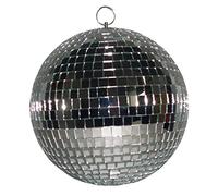 Ibiza MB008 - Sfera stroboscopica, colore: Nero