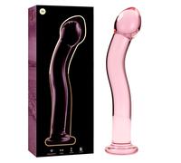 Ibiza Nebula Model 18 Dildo Borosilicate Glass 18.5x3.5cm Pink