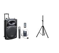 IBIZA PORT15VHF-BT Bundle - Diffusore 800W + Supporto SS03
