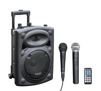 Ibiza - PORT8VHF-BT - Altoparlante Portatile da 8"/400W MAX con 2 Microfoni (a f