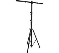 Ibiza - SL002 - Stativo per illuminare fino a 8 set di luci con altezza variabile da 1,40 a 2,8 m - Nero