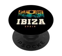 Ibiza Spagna Spiaggia Ibiza Isola Tramonto Design PopSockets PopGrip Adesivo