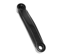IBK Braccio Pedivella Nera 170mm per Bici Sinistra, Foro Quadrato, Ricambio Universale Nero Gamba Pedali per Bicicletta da Strada, Perno Quadro, Mountain Bike, City Bike