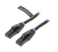 IBKBU Patch cord connettore RJ45, entrambi i lati U/UTP 6 OFC PVC nero VENTION
