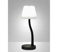Ibla Tavolo Nero Collezione IBLA Lampada Led 1 Luce Metallo Vetro Nero Bianco