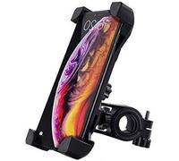 iblunt Supporto per Bici Universale in Silicone Resistente al calpestio Fascia Elastica Impermeabile Supporto per Manubrio Supporto Bicicletta per iPhone Samsung 4.5-6 Pollici - Nero