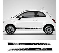 IBLUON 2 pezzi adesivi strisce laterali auto pellicola in vinile decalcomanie styling fai da te, per Fiat 500 500X 500C 500E Prezzo Accessori