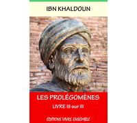 Ibn Khaldoun Les prolégomènes (Tascabile)