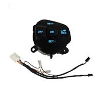 IBNA Volante da Corsa Pulsante Dell'interruttore Controllo della Crociera Volante per F&ORD per Fiesta Mk7 Mk8 ST per Ecosport 2013-2015(Blu)