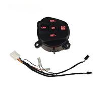 IBNA Volante da Corsa Pulsante Dell'interruttore Controllo della Crociera Volante per F&ORD per Fiesta Mk7 Mk8 ST per Ecosport 2013-2015(Rosso)