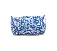 IBOAH Beauty case da viaggio con stampa organizer da bagno, borsa per il trucco in cotone imbottito per donne, uomini e neonati, con fodera impermeabile interna, Pequeño