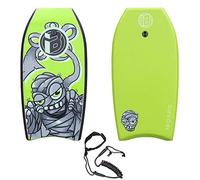 iBOARD Bodyboard, Bodyboard Leggero con Nucleo in EPS, guinzaglio e Cinturino da Polso per Surf per Bambini e Adulti