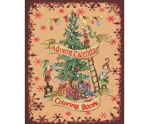 Ibolya Hubert Advent Calendar Coloring Book (Tascabile) Sumire's Coloring Book