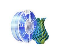 iBOSS Filamento di Seta Bicolore PLA PRO 1,75 mm, 1 kg per stampante 3D Filamento seta PL lucido, precisione dimensionale +/- 0,02 mm, si adatta alla maggior parte delle