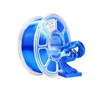 iBOSS Filamento PLA+ 1,75 mm, blu seta, filamento liscio, materiale di stampa 3D, precisione dimensionale +/- 0,02 mm, 1 kg/filo, 2,2 libbre compatibile con la maggior parte delle stampanti FDM (blu)
