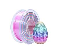 iBOSS filamento PL multicolore da 1,75 mm, filamento per stampante 3D in seta PLA Plus 3D arcobaleno 1 kg (2,2 lb), filamento di stampa 3D PLA a cambiamento colore, arcobaleno di caramelle