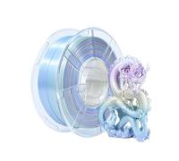 iBOSS filamento PL multicolore da 1,75 mm, filamento per stampante 3D in seta PLA Plus 3D arcobaleno 1 kg (2,2 lb), filamento di stampa 3D PLA a cambiamento colore, macaron arcobaleno