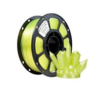 iBOSS Flash Point Filamento PLA PRO giallo limone, filamento trasparente per stampante 3D, PLA + filamento da 1,75 mm, precisione di dimensione +/-0,02 mm, adatto per la maggior parte delle stampanti