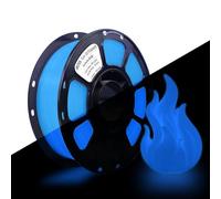 iBOSS Luminous - Filamento PL da 1,75 mm, Glow in the Dark Full Blue, bobina da 1 kg, precisione dimensionale ± 0,02 mm, compatibile con la maggior parte delle stampanti 3D, Day&Glow Blue