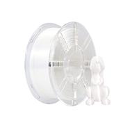 iBOSS PLA+ Shiny Silk 3D Printer Filamento 1,75 mm, Filamento Silk PLA+ 1,75 Dimensional Accuracy +/- 0,02 mm, bobina da 1 kg (2,2 lbs) per stampanti 3D FDM (bianco seta)
