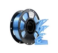 iBOSS Trasparente Glitter PETG Filamento 1,75 mm, Materiale trasparente Stampante 3D 1KG Bobina, Materiali di stampa 3D Glitter Filamento 1,75 mm, /- 0,02 mm PETG Glitter Blu Cielo