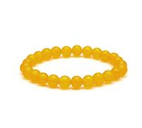 IBOWZ Bracciale in Pietra Naturale Braccialetti Chakra Bracciale Chakra, 7 Chakra Perle di Pietra Naturale Topazio Bracciale Elastico Gioielli Yoga Energia Ispirazione Diffusore di Fascino Braccia