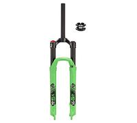 IBOWZ Forcella Ammortizzata per Bici, Forcelle Ammortizzate per Mountain Bike 26 27 5 29 Forcella ad Aria Escursione 120 mm 1 1 8 Blocco Manuale Dritto